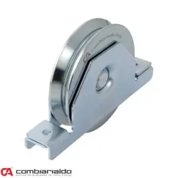 Vodiace koliesko ø 100mm pre zapustenie do jokla Combi Arialdo, V profil, nosnosť 210kg Vodiace koliesko ø 100mm pre zapustenie do jokla Combi Arialdo, V profil, nosnosť 210kg